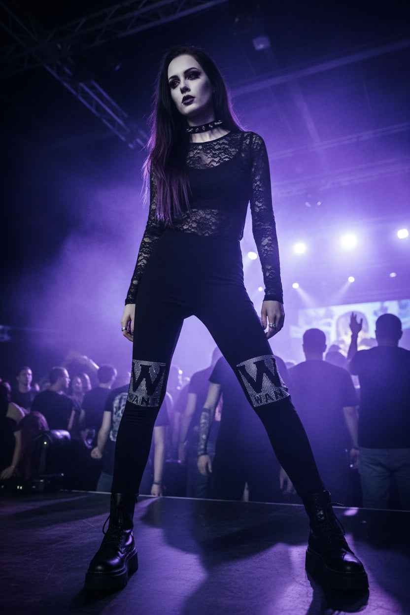 Leggings Hose Want Glitzer für den perfekten Look - Stilvolle Want Leggings für jeden Anlass - Nicky's Kleiderstuebchen