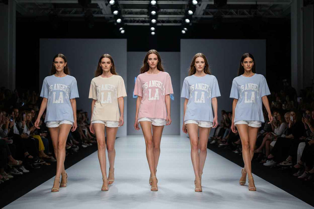 T-Shirt mit LA Aufdruck – Trendiger Style für jeden Anlass - Nicky's Kleiderstuebchen