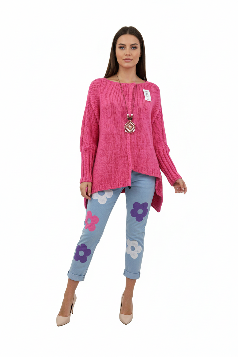 Strick Pulli Hilde Für Übergrößen