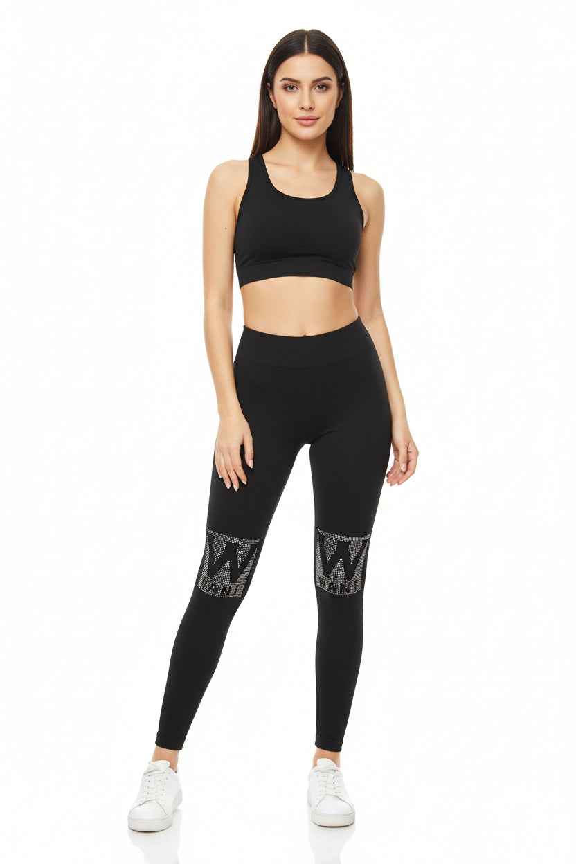 Leggings Hose Want Glitzer für den perfekten Look - Stilvolle Want Leggings für jeden Anlass - Nicky's Kleiderstuebchen