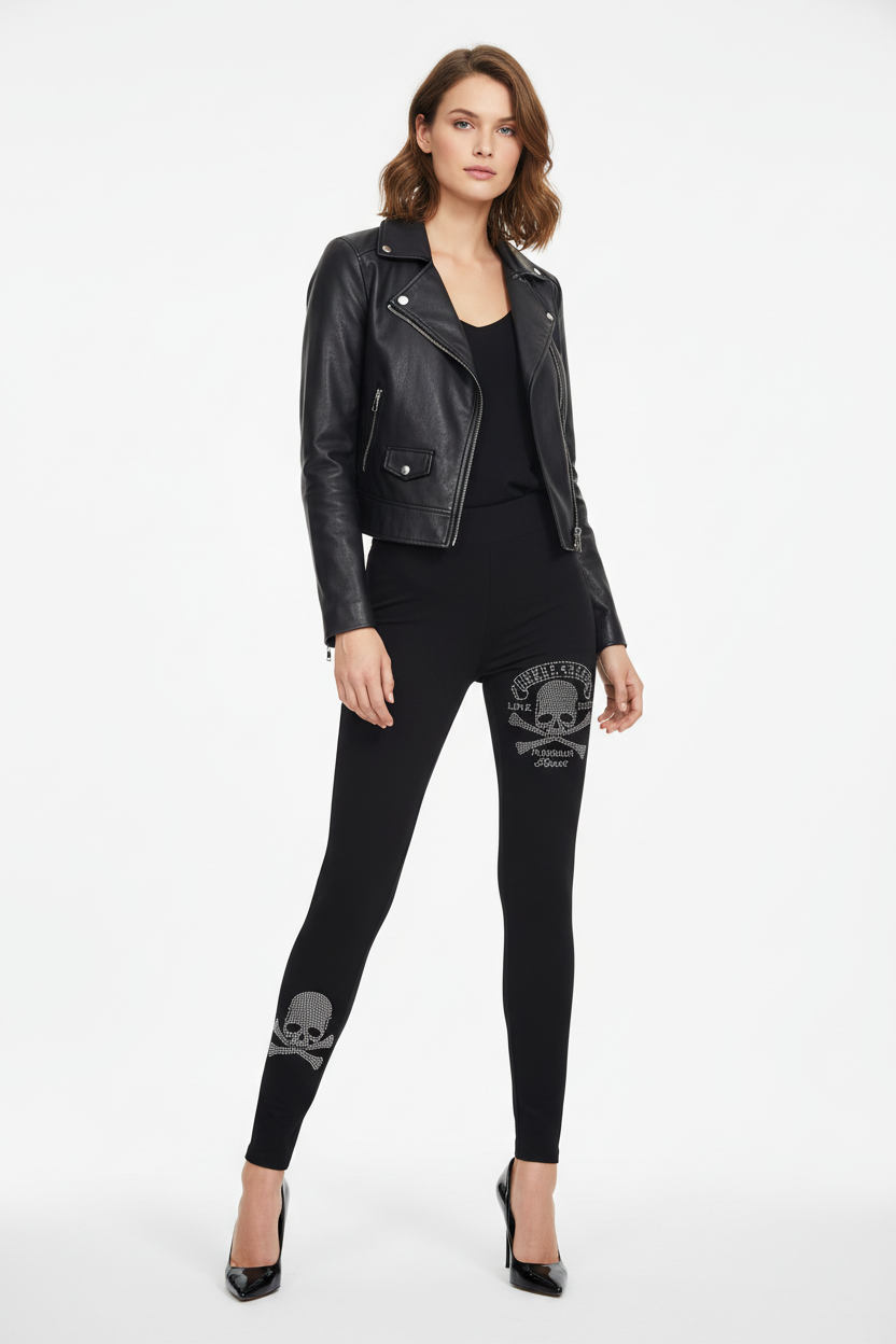 Leggings Hose Love Pace Piraten Rose