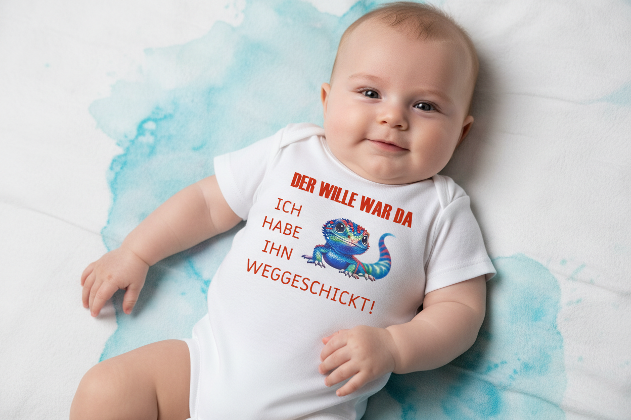 Personalisierte Baby-Bodys in vielen Farben, und jedes kann mit Sprüchen oder Motiven hergestellt werden. - Nicky's Kleiderstuebchen