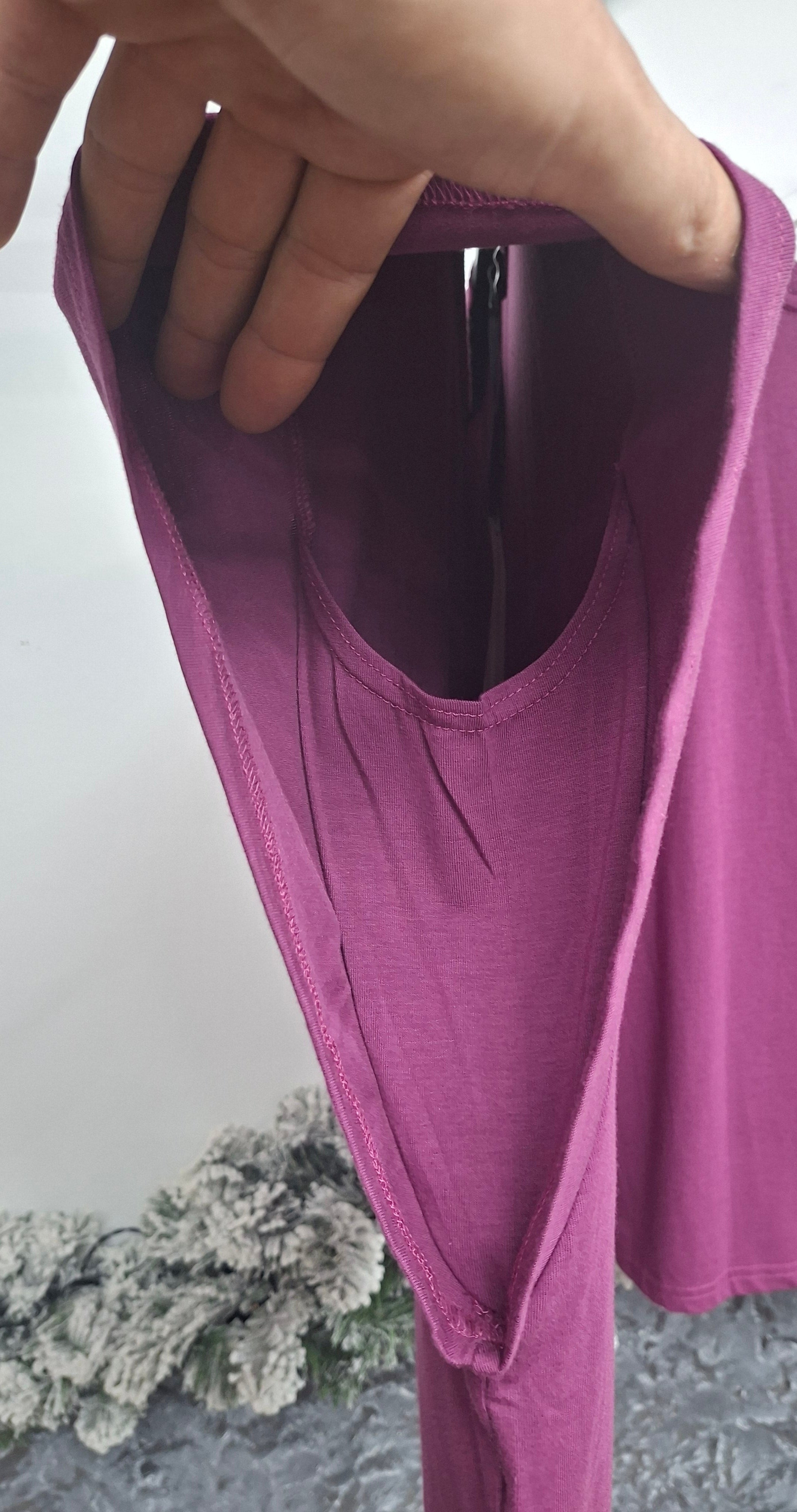 T-Shirt Fledermaus Lila