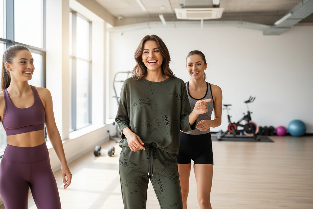 Sportanzug 2 Teiler mit Schrift