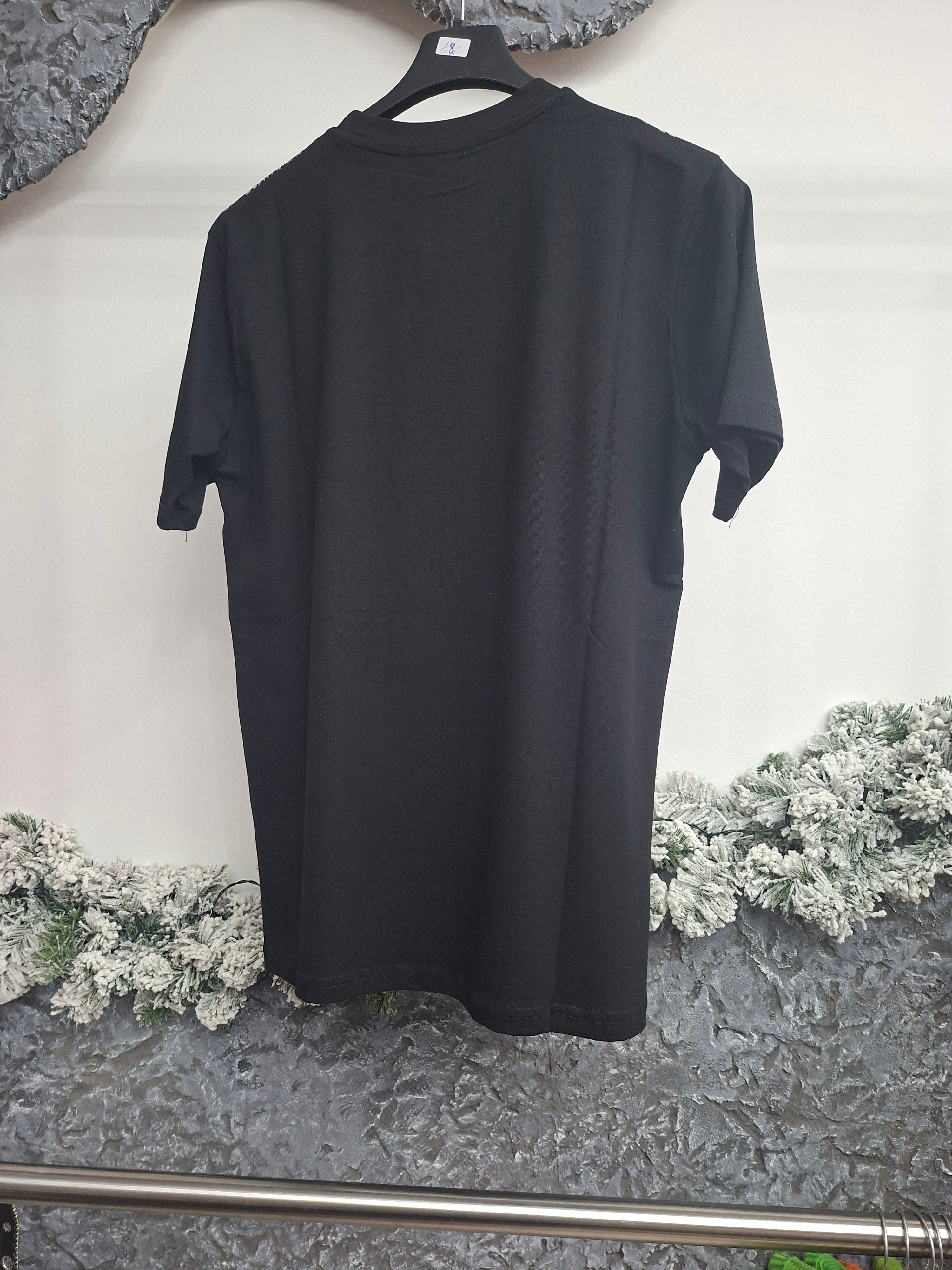 T-Shirt Skull Orange  mit Bling Bling