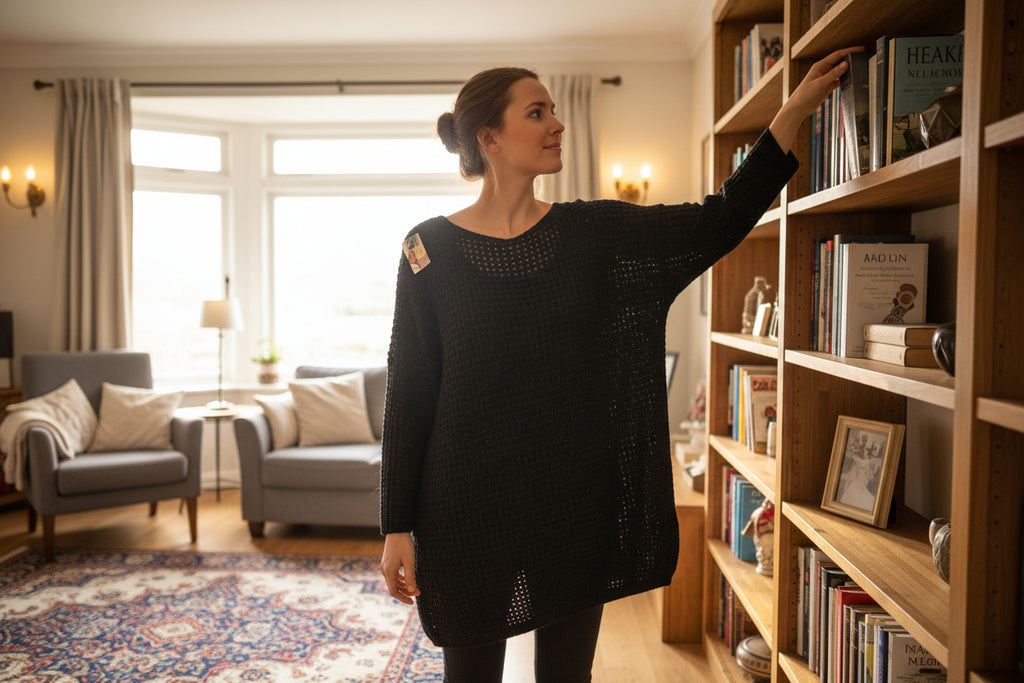 Strick Pulli mit V Ausschnitt Doro