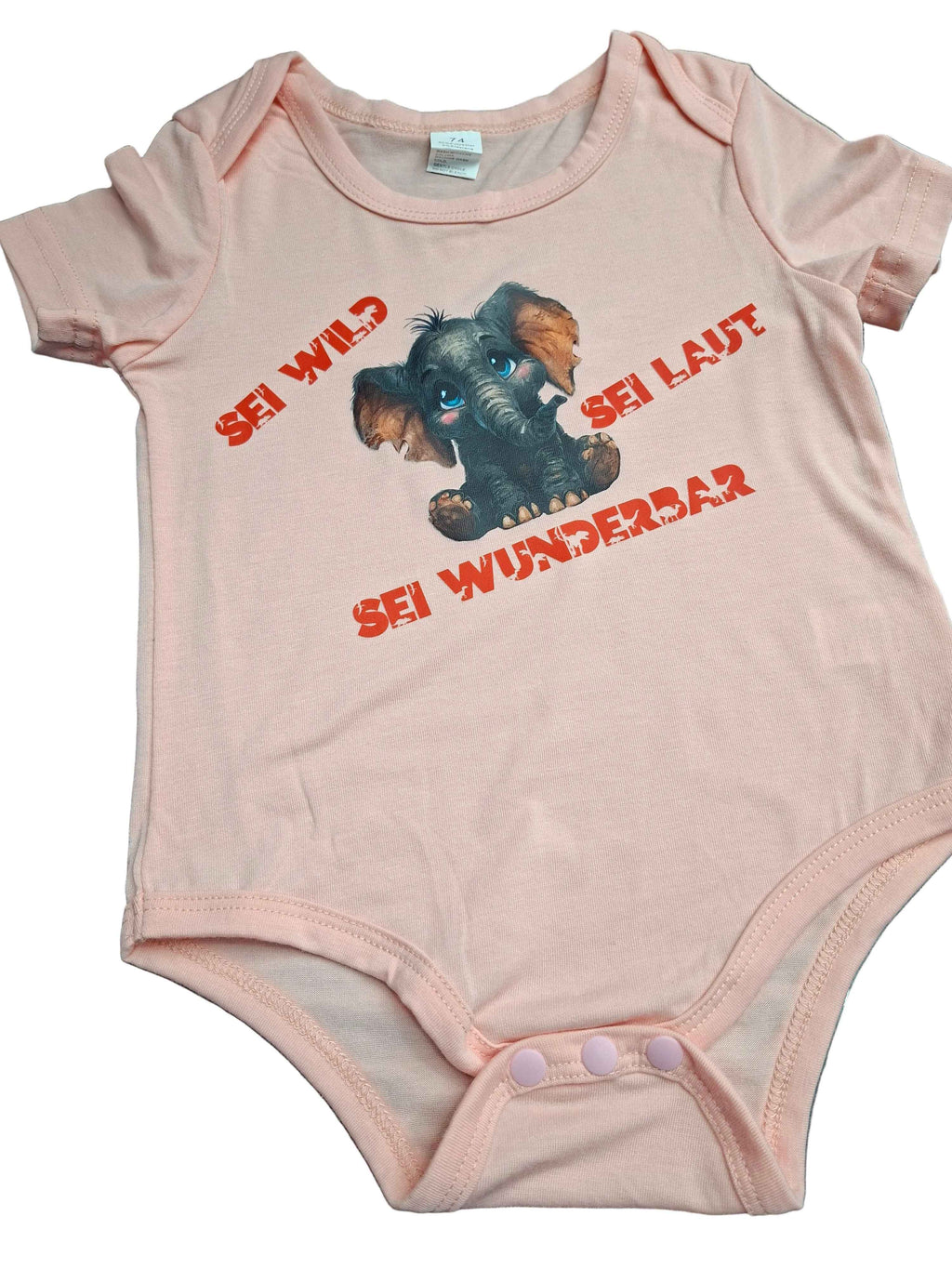 Personalisierte Baby-Bodys in vielen Farben, und jedes kann mit Sprüchen oder Motiven hergestellt werden. - Nicky's Kleiderstuebchen