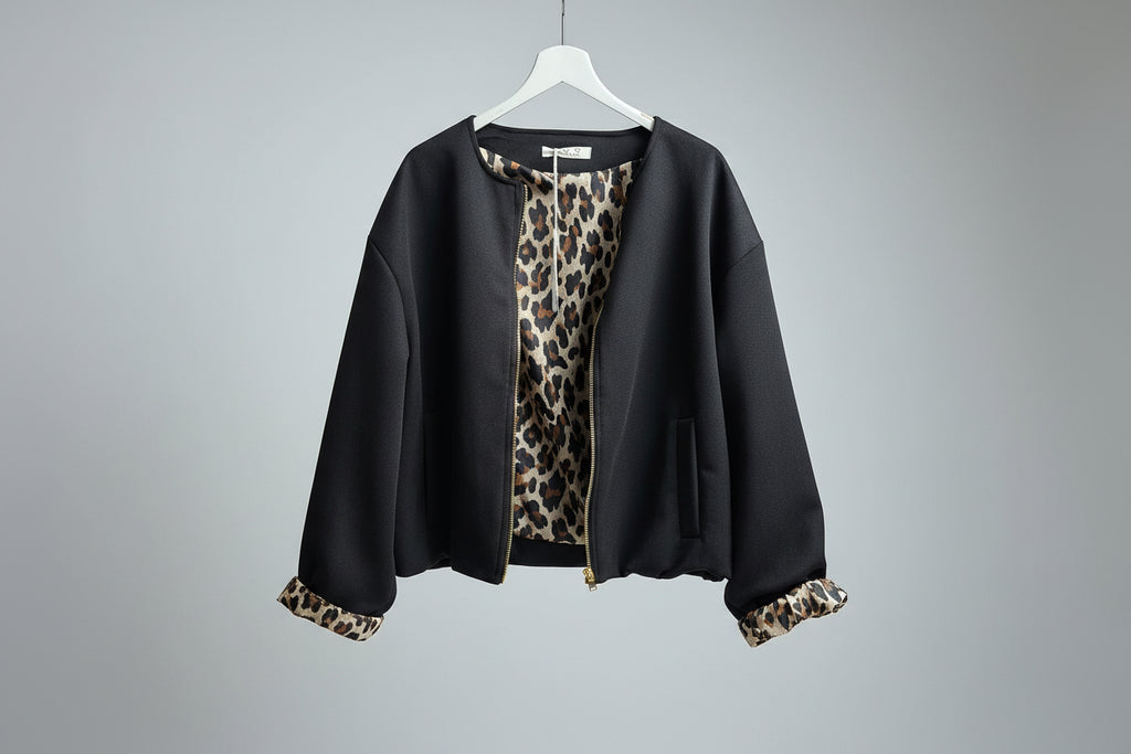 Bomber Jacke  Julia mit  Leo Abgesetzt