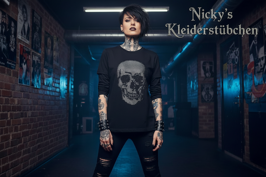 T-Shirt Skull Bling Bling Günther - Nicky's Kleiderstuebchen
